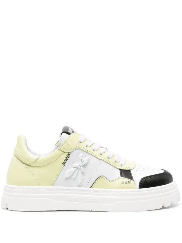 Patrizia Pepe Pepe Leather Sneakers Green FARFETCH LB