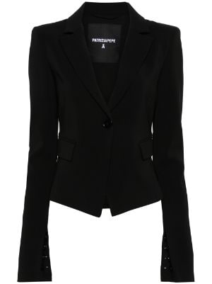 Patrizia Pepe long-sleeved Crepe Blazer Dress - Farfetch