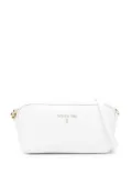 Patrizia Pepe small Graphic Case leather cross body bag - White