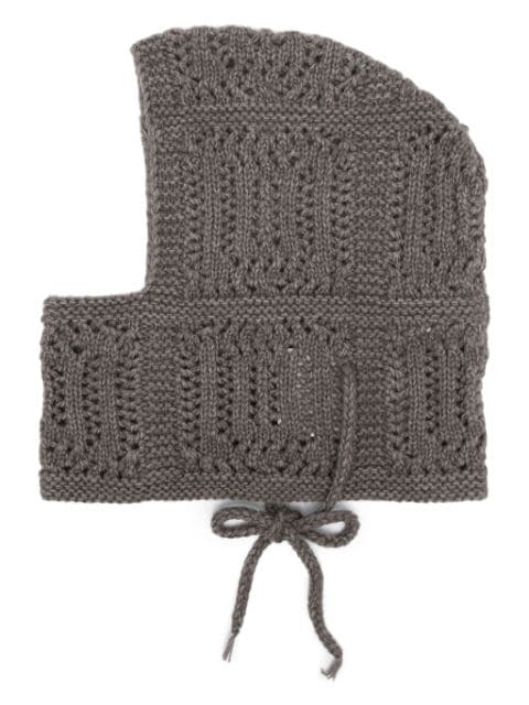 LEMAIRE knitted ribbed balaclava