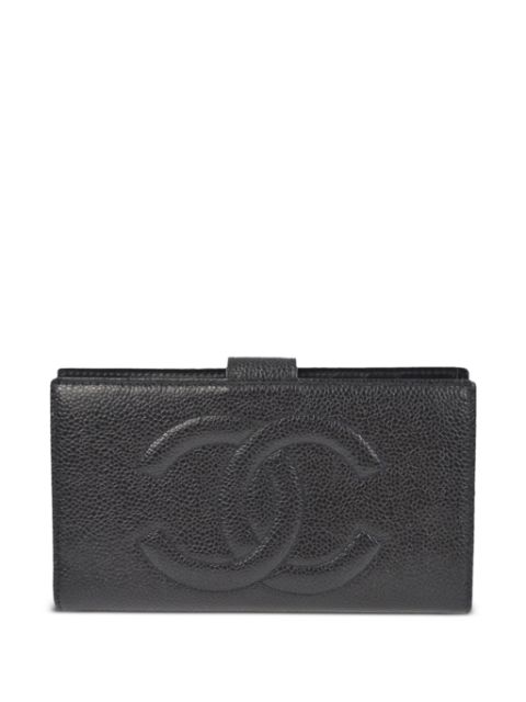 CHANEL 1997 CC leather wallet Women