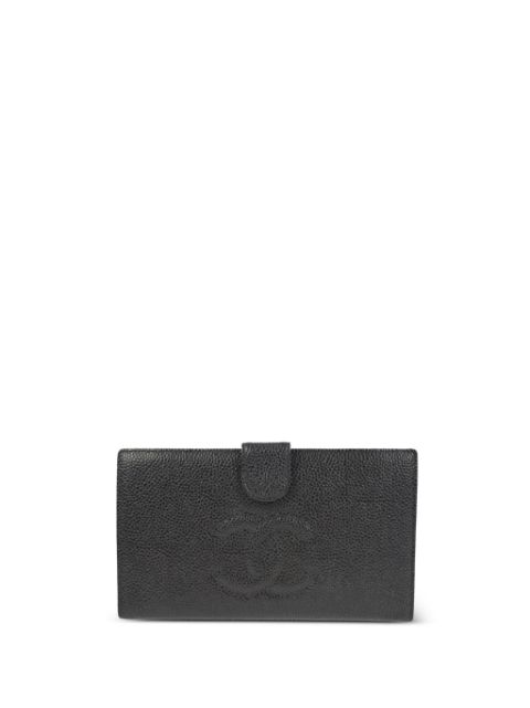 HOT SALE CHANEL 2003 CC leather wallet Women