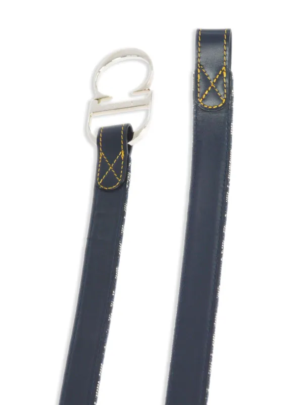 Christian Dior Pre-Owned 2004 オブリーク ベルト | ブルー | FARFETCH JP