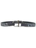 Christian Dior Pre-Owned 2004 Oblique canvas belt - Blue