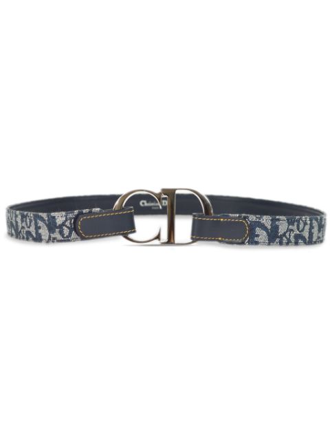 Christian Dior 2004 Oblique canvas belt Women