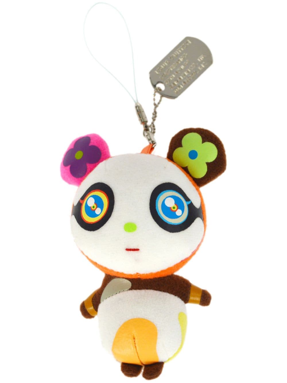 Pre-owned Louis Vuitton 1990-2000s  Panda Bag Charm In White