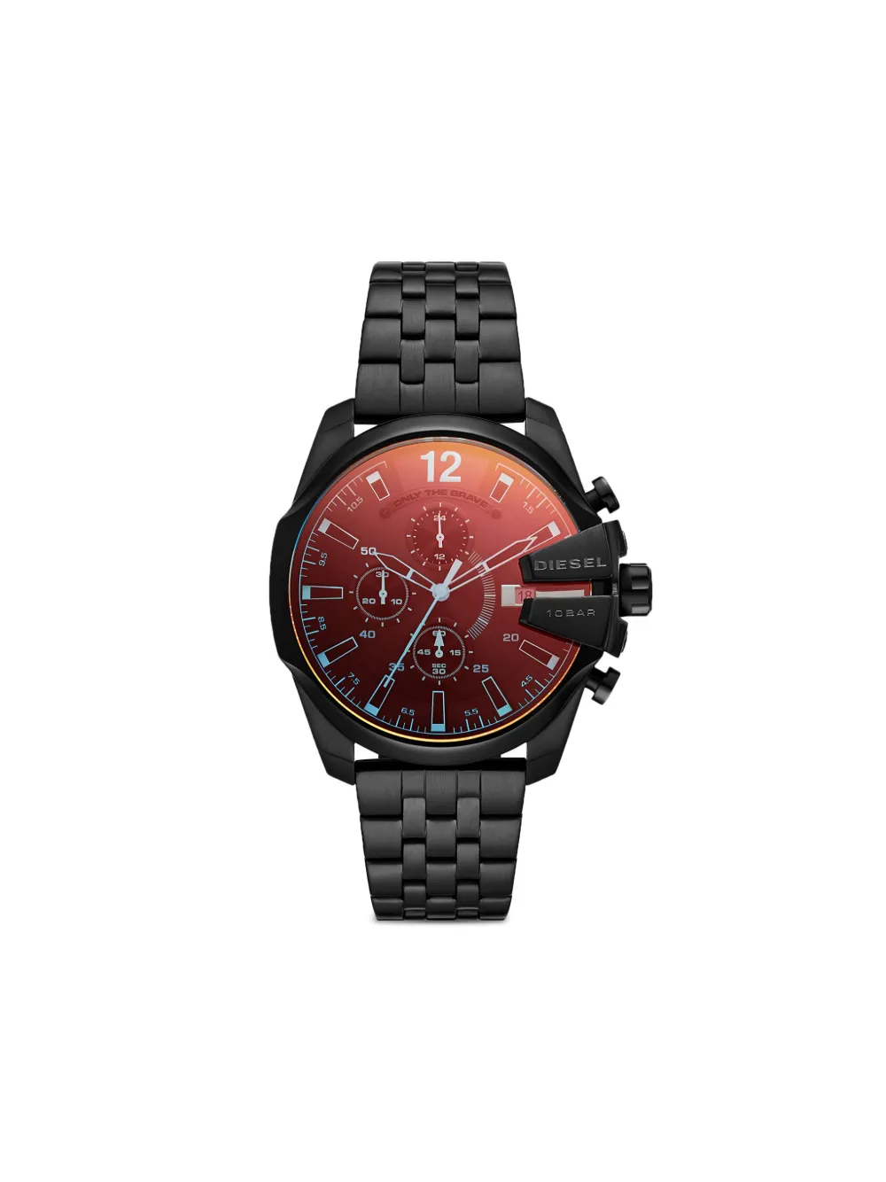 Diesel Dz4566 Baby Chief 43mm 腕時計 - ブラック Diesel Dz4566 Baby Chief 43mm 腕時計 - ブラック