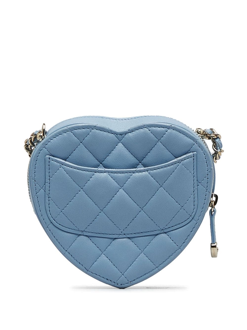 CHANEL Pre-Owned 2021 Love Heart crossbody bag - Blauw