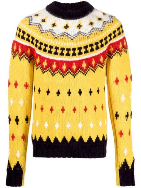 Moncler Grenoble パターンジャカード セーター