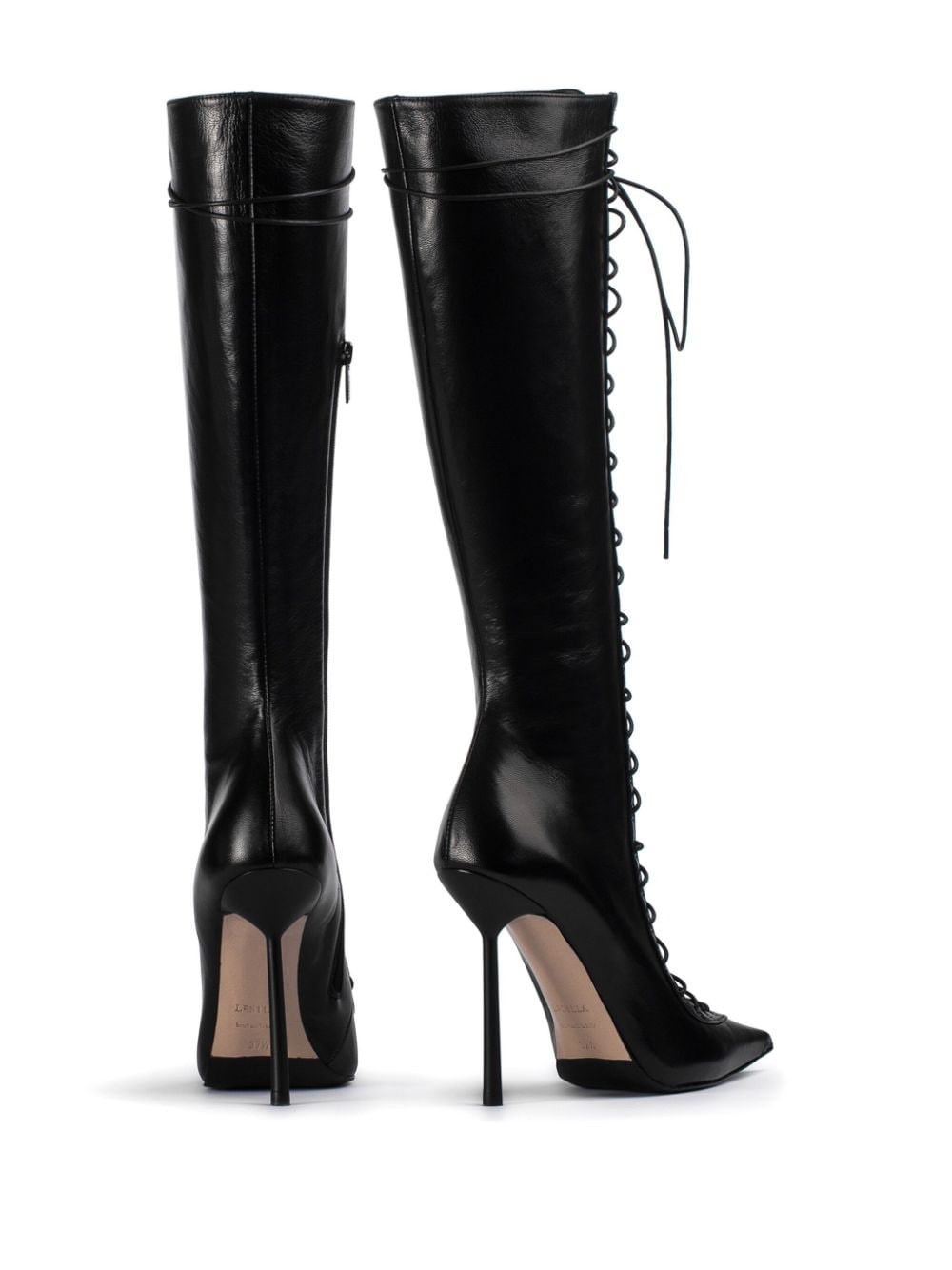 Shop Le Silla Colette 120mm Knee Boots In Black