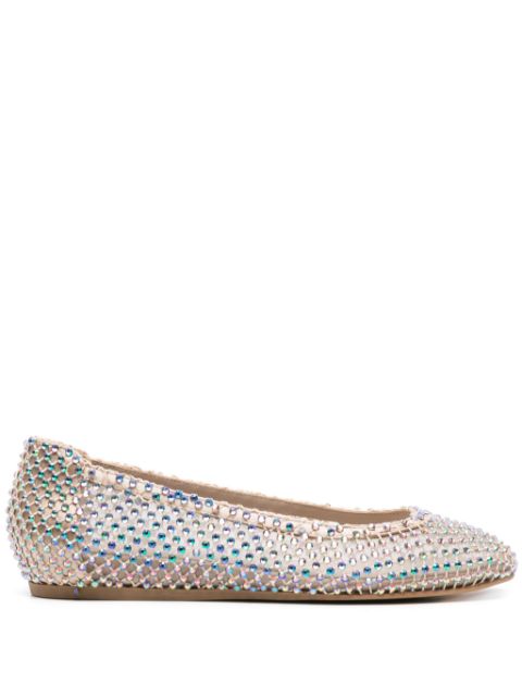 Le Silla Gilda crystal-embellished ballerina shoes Women