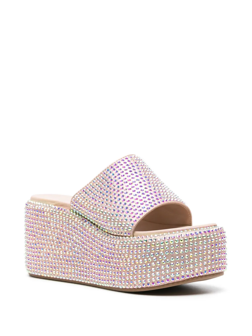 Le Silla Aiko sandalen met plateauzool - Roze