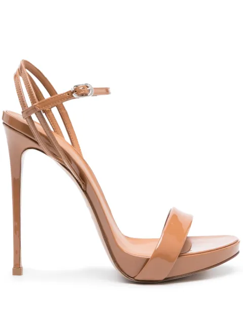 Le Silla Gwen 120mm leather sandals