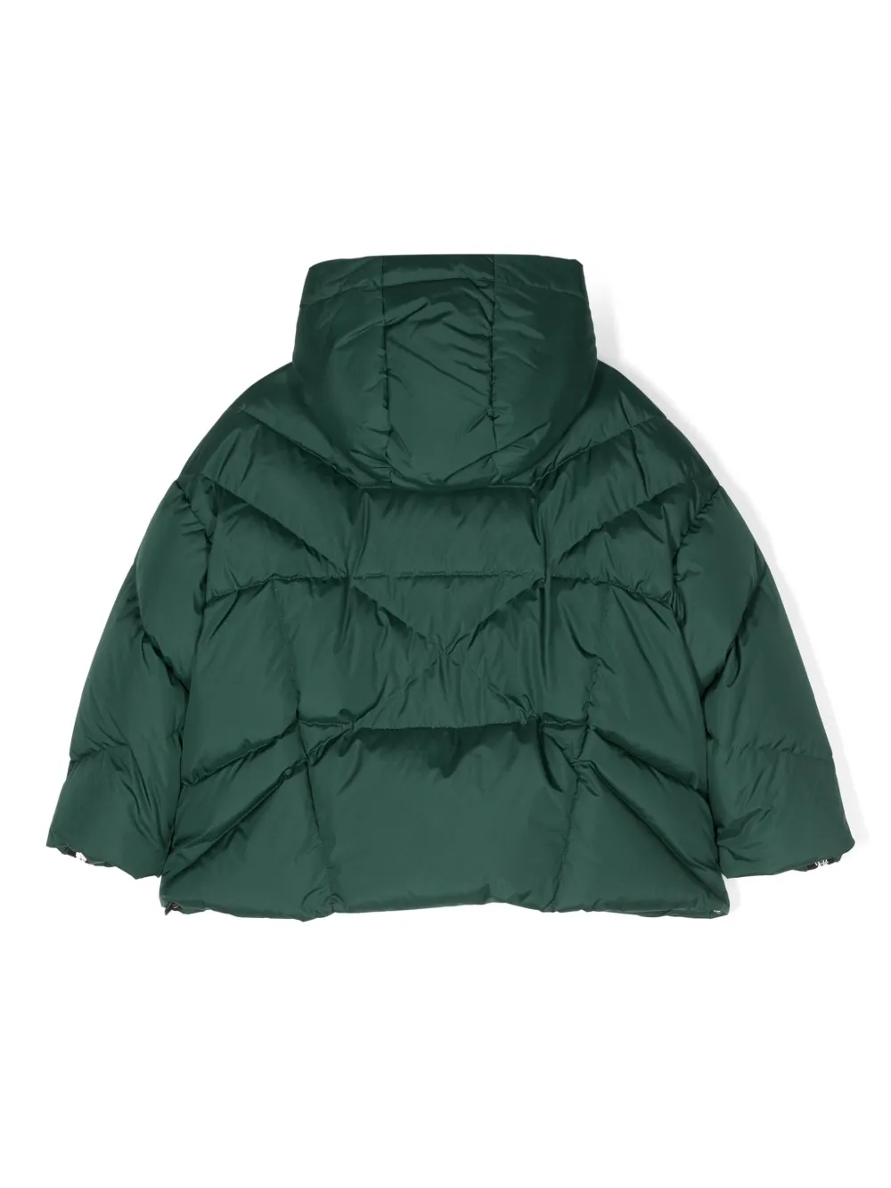 Khrisjoy Kids Khriskid hooded puffer jacket - Groen