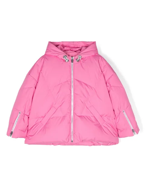 Khrisjoy Kids Khriskid hooded puffer jacket