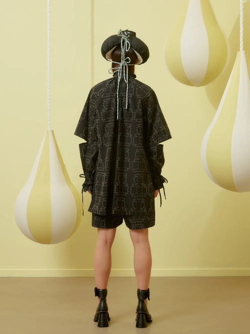 Henrik Vibskov Void Filler blouse met uitgesneden details Zwart
