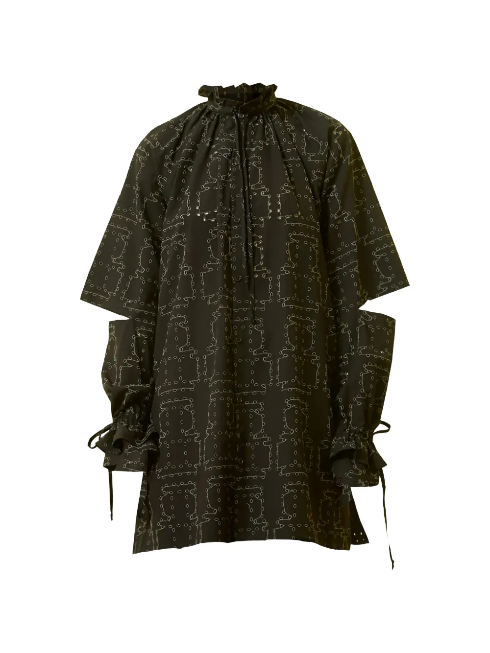 Henrik Vibskov Void Filler cut-out blouse - Nero