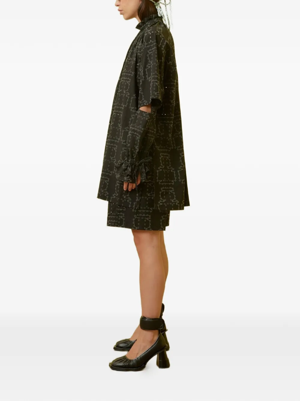 Henrik Vibskov Void Filler blouse met uitgesneden details Zwart