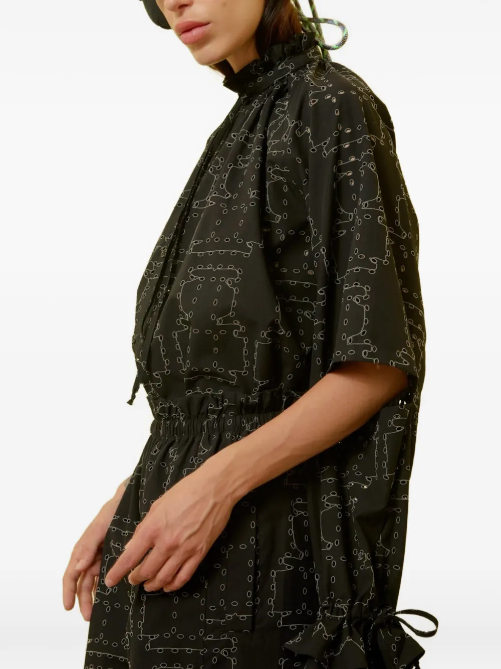 Henrik Vibskov Void Filler blouse met uitgesneden details Zwart
