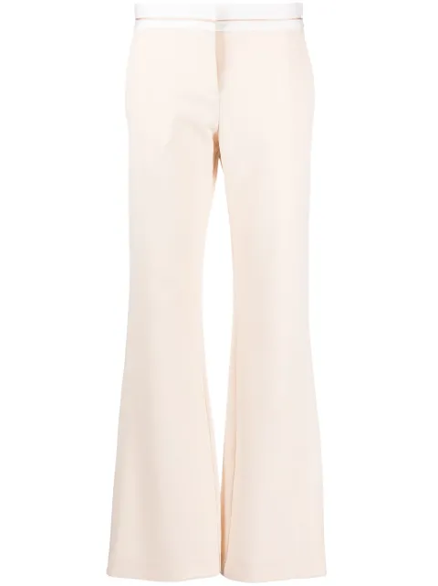 Patrizia Pepe low-rise straight-leg trousers