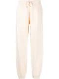 Patrizia Pepe tapered drawstring-waist track pants - Neutrals