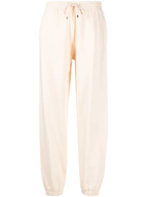 Patrizia Pepe tapered drawstring-waist track pants