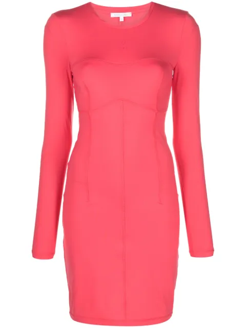 Patrizia Pepe exposed stitching fitted dress