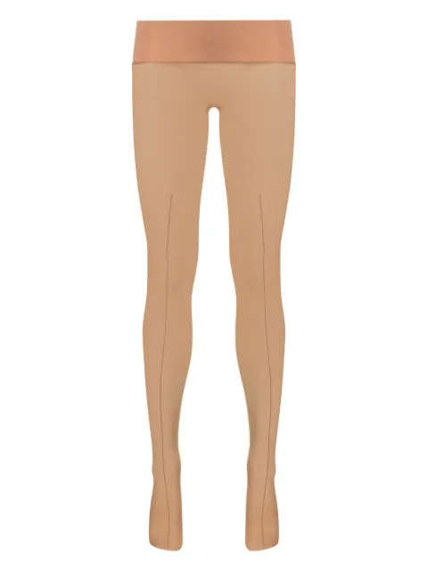Maison Close collants mi-transparents à logo imprimé