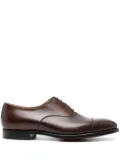 Crockett & Jones Connaught 35mm leather oxford shoes - Brown