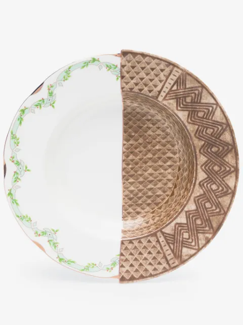 Seletti Hybrid 2.0 Malao graphic-print bone china plate