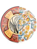 Seletti Hybrid Huricanga asymmetric fruit plate - Red