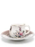 Seletti Hybrid Djenne floral-print coffee cup set - Brown