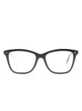Snob rectangle-frame glasses - Black