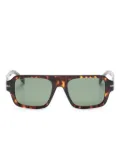 BOSS tortoiseshell tinted sunglasses - Brown