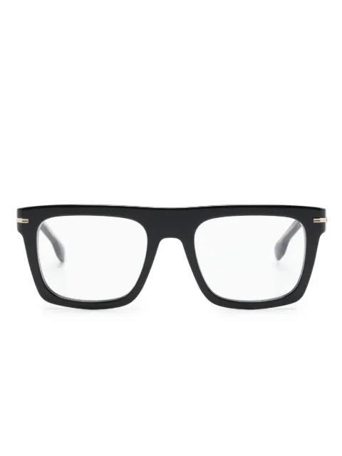 BOSS D-frame glossy-finish glasses