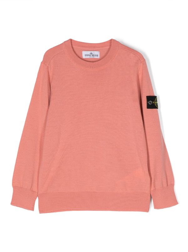 Stone island cheap sweater pink