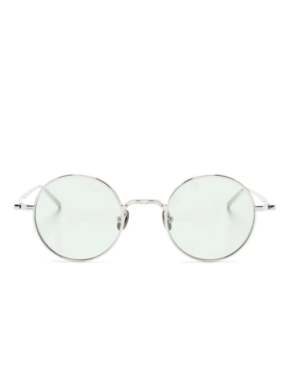 Matsuda M3087 zonnebril met rond montuur Zilver