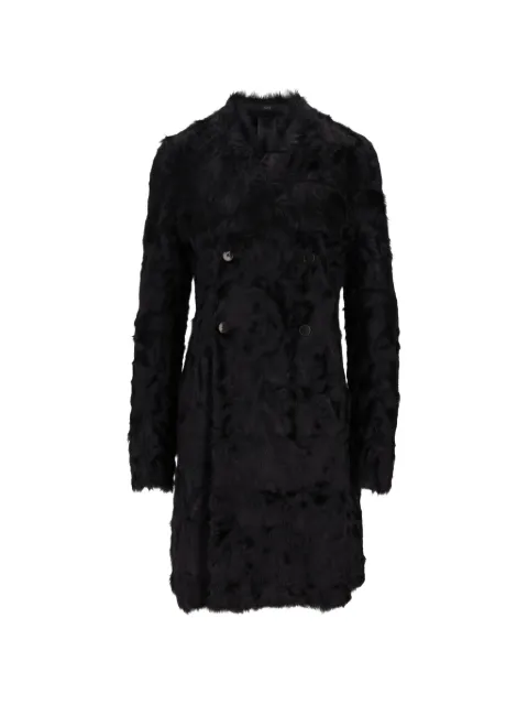 SAPIO double-breasted fur coat