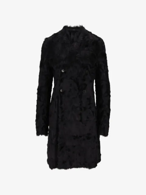 SAPIO double-breasted fur coat