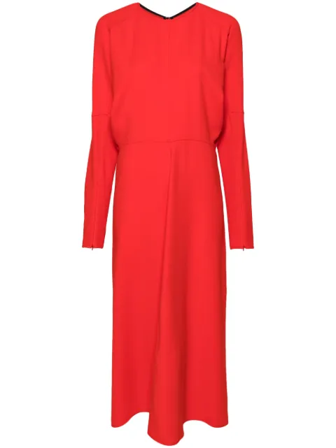 Victoria Beckham draped cady midi dress