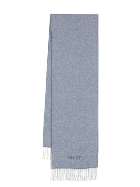 NN07 Two 9008 fringed scarf