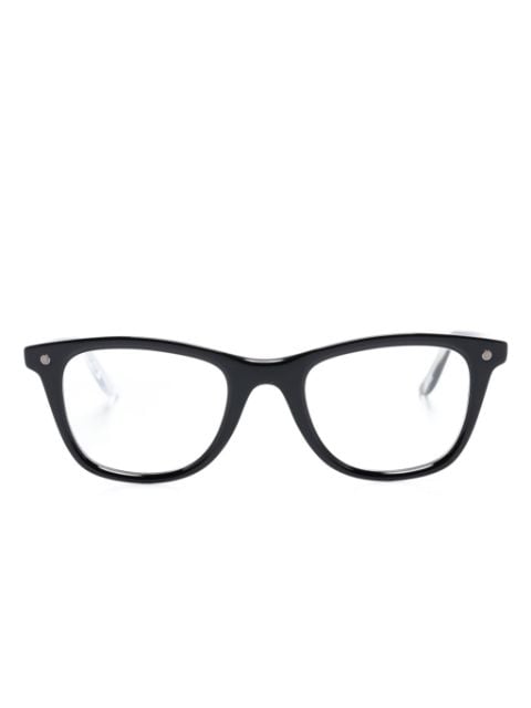 Snob Nino square-frame clip-on glasses