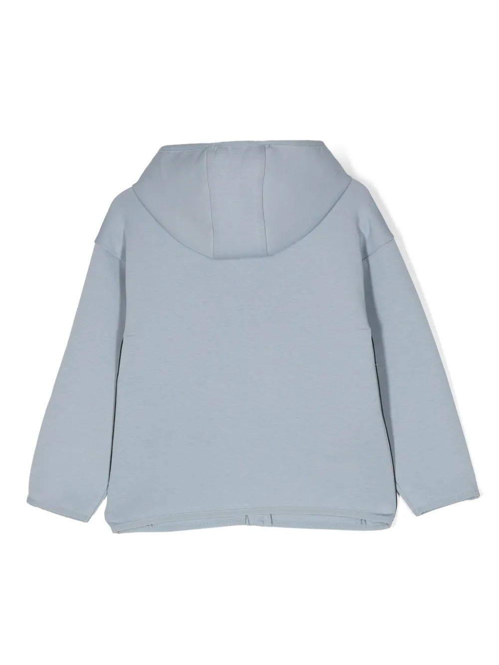 Emporio Armani Kids Hoodie met rits - Blauw