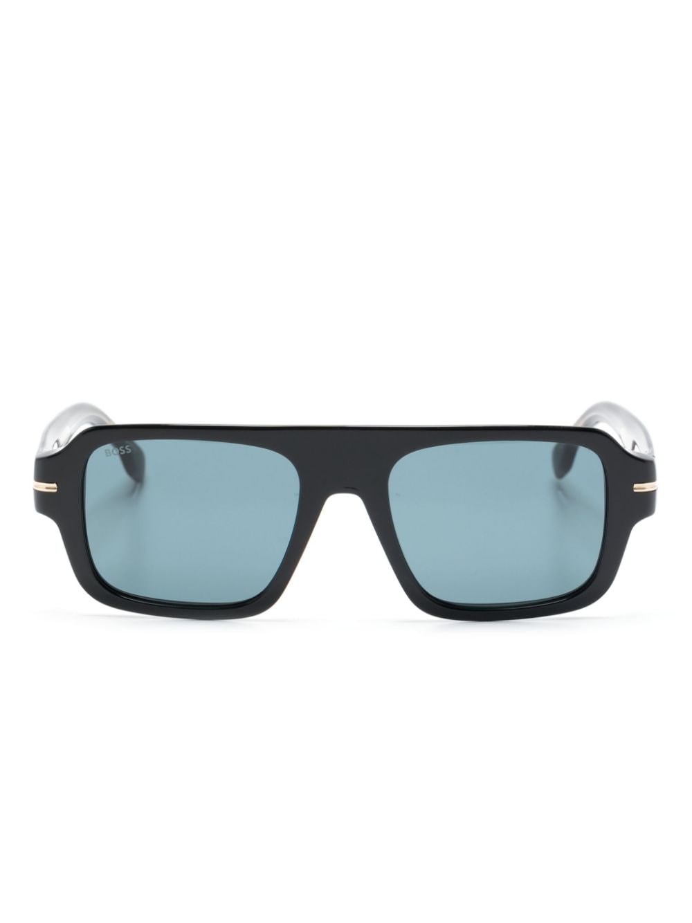 rectangle-shape tinted sunglasses