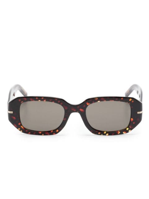 BOSS 1608S tortoiseshell rectangle-frame sunglasses