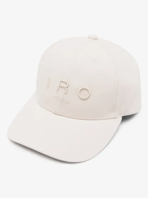IRO logo-embroidered cotton cap