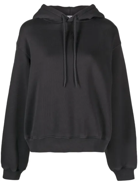 Alexander Wang rubberised-logo cotton-blend hoodie