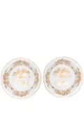 GINORI 1735 Aurum porcelain plate (set of two) - White