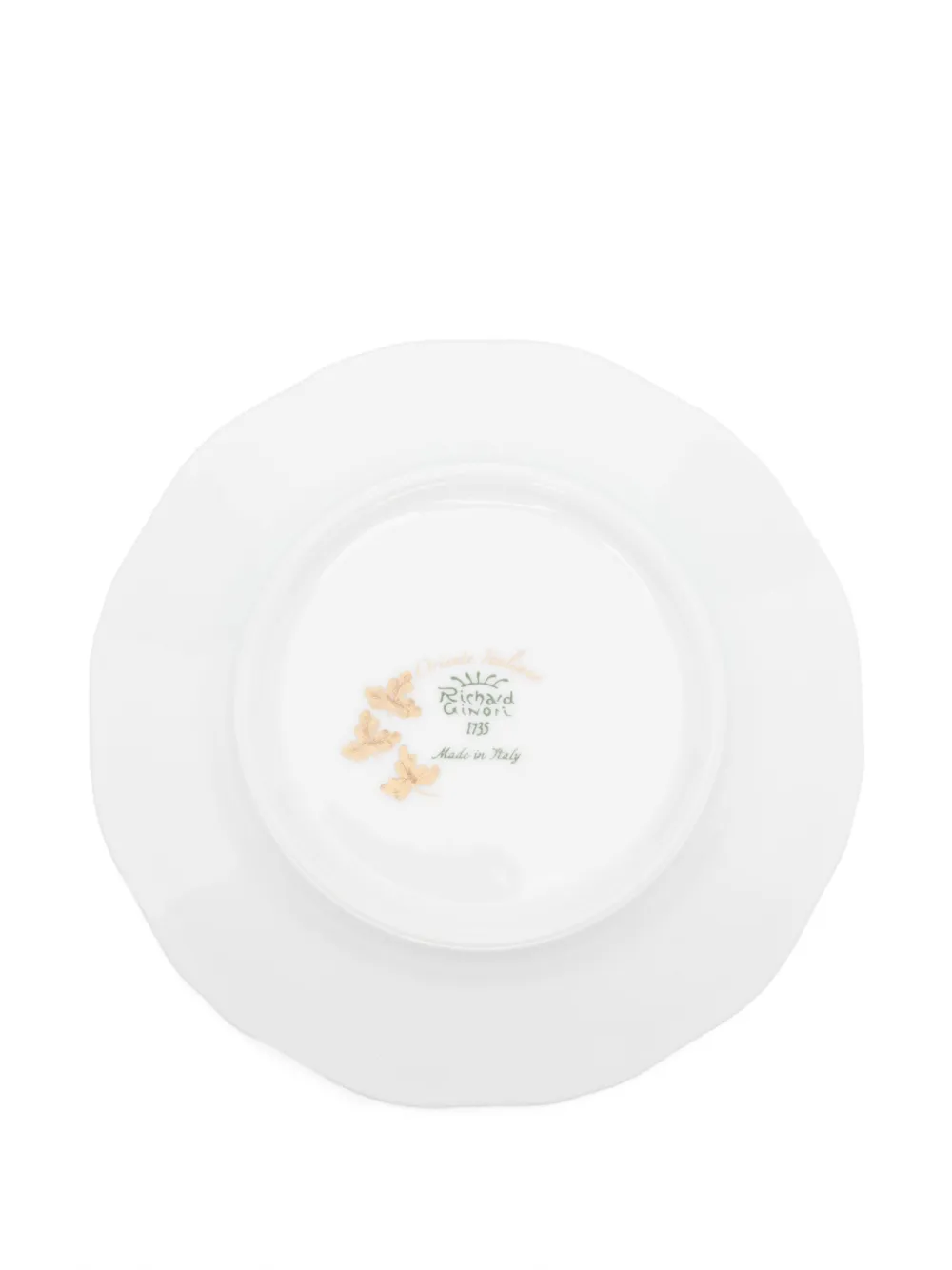 Ginori 1735 Rubrum Porcelain Plate (set Of Two) In Red