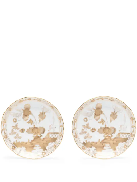 GINORI 1735 Oriente Italiano Aurum porcelain plate (set of two)